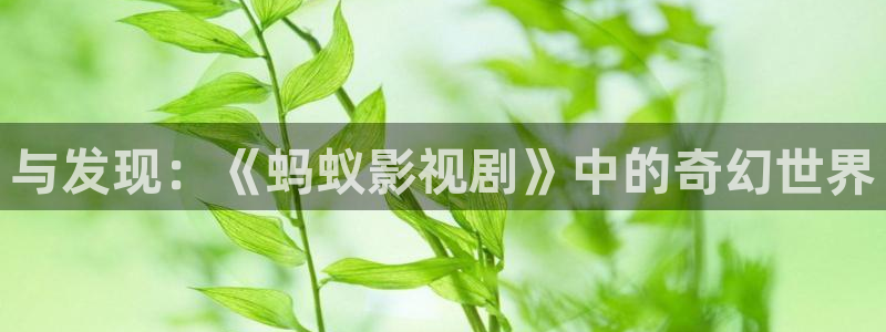 宅男视频′：与发现：《蚂蚁影视剧》中的奇幻世界